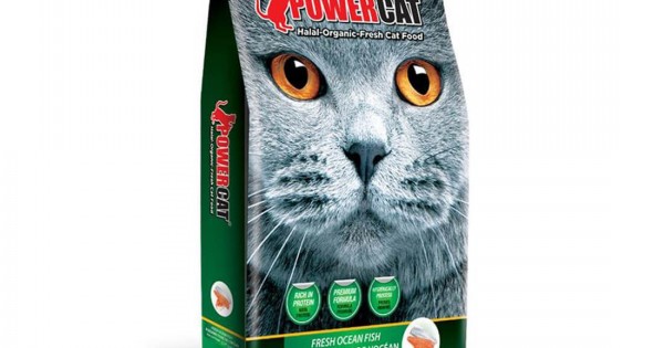 Power Cat Food Halal Organic Food Fresh Ocean Fish 1.4kg